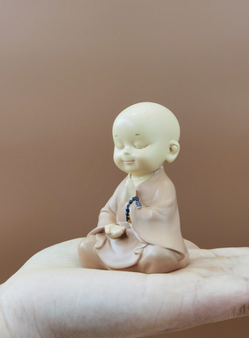 新中式禅意小和尚摆件