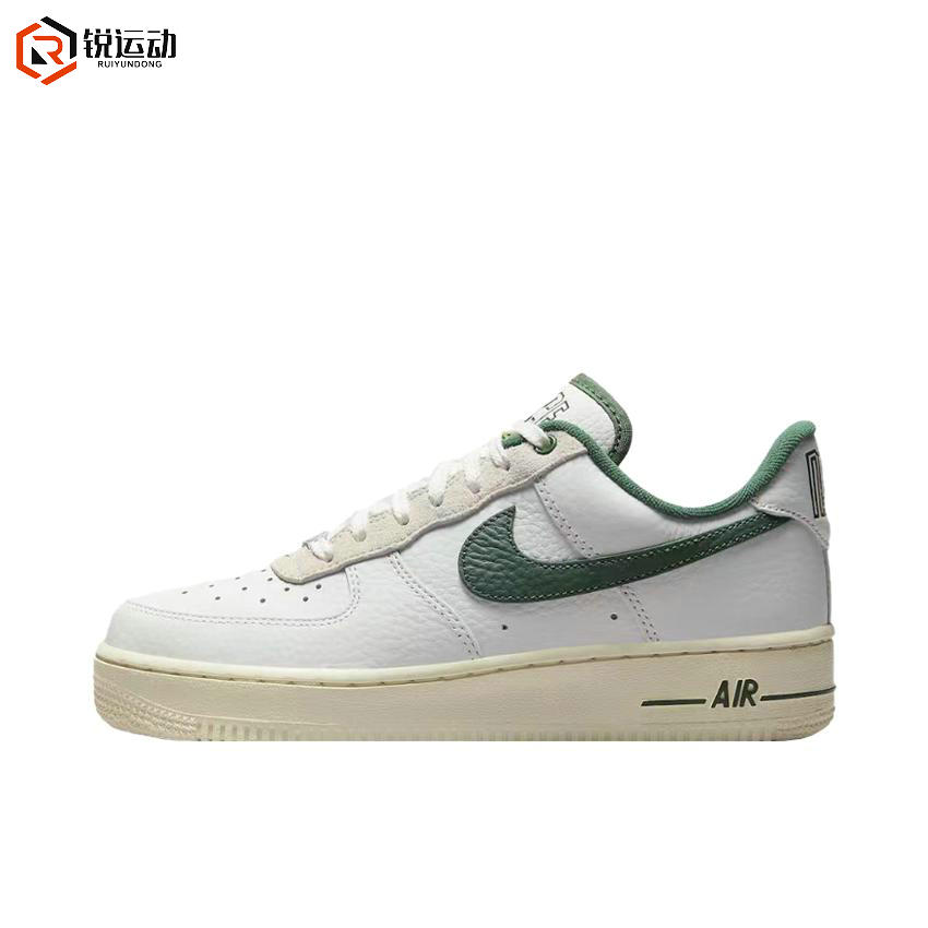 Nike/耐克女Air Force 1空军一号AF1低帮绿白休闲板鞋DR0148-102 - 图0