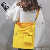 Шоппер, универсальная сумка для телефона, брендовый тканевый мешок, свежая небольшая сумка, сумка на одно плечо