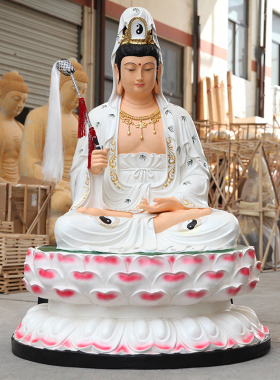 寺庙道观1米8慈航道人神像慈航仙姑真人大士普度天尊供奉家用摆件