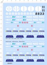 Car model modified loading street car sticker side door sticker (universal sign) special water sticker (80491)