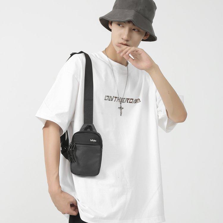 手机包男时尚小众胸包个性小挎包休闲日系运动小包轻便简约单肩包,淘宝优惠券,粉丝福利购,淘宝优惠卷