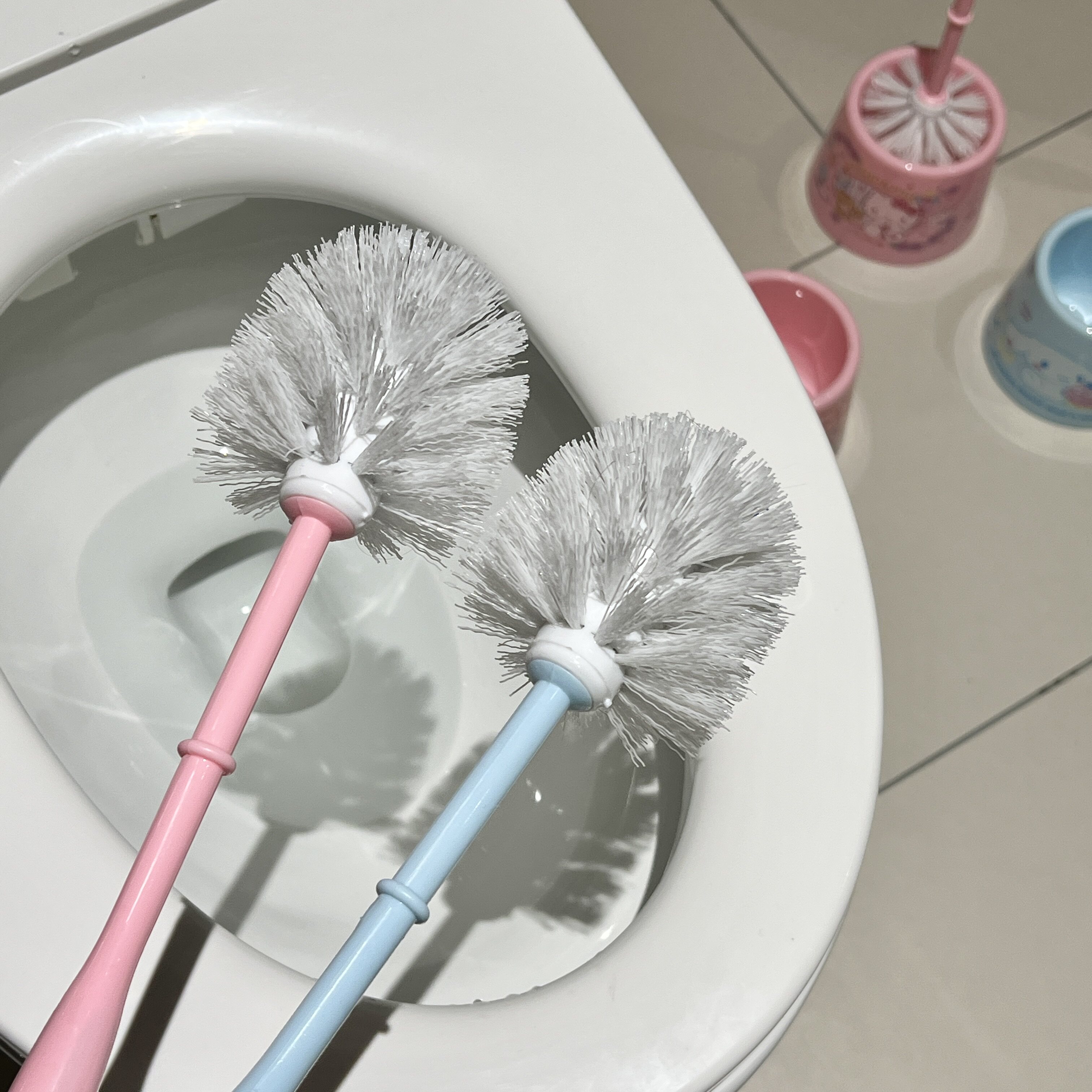 Melody cartoon cute toilet brush toilet brush