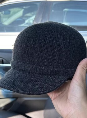 纯色条纹休闲棒球帽复古画家帽男女时尚百搭街头出游针织鸭舌帽子