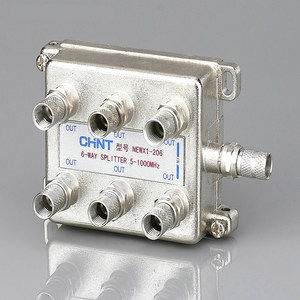 正泰电工有线电视一分六分配器六分器一进六出分支器1进6出