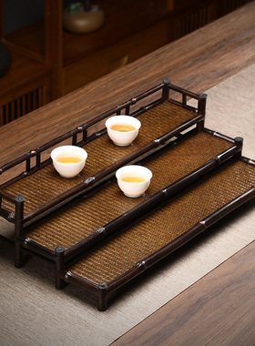 紫竹席面杯架紫竹茶道