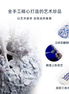 皇家哥本哈根花之礼赞绣球花瓶