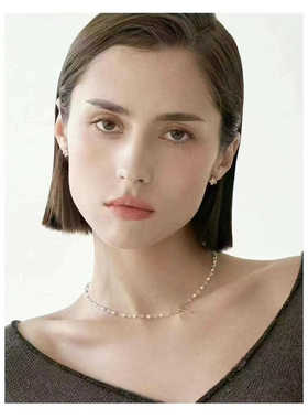 韩国海秀儿蝴蝶结锁骨链