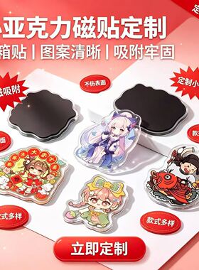 亚克力冰箱贴个性diy定制照片软磁贴创意高级感稀奇古怪来图定做