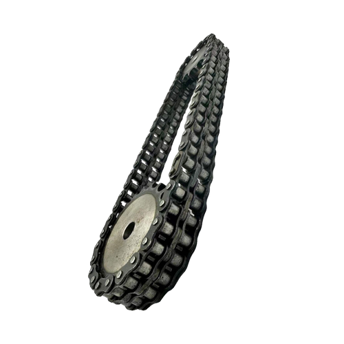 45钢平双链轮片4分5分链轮配08B-2-10A-2双排链条齿数10/11到30齿 - 图3