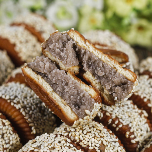 福清特产芋头饼香芋饼泉州手工芋泥饼芝麻糕点福建小吃福州美食 - 图0