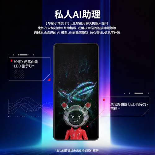 ROG八爪鱼7 AI WiFi7电竞无线三频路由器 双万兆口+四个2.5G口 Aimesh随心组路由GT-BE96 AI - 图3