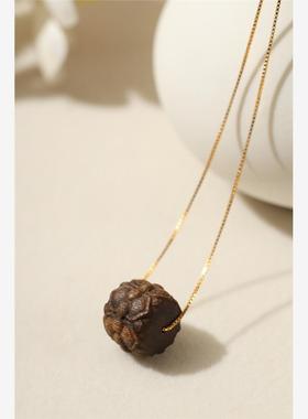 原创手作锁骨链吊坠奇楠