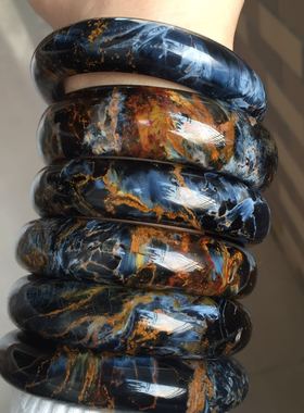 天然彼得石吊坠宇宙星球直播手链