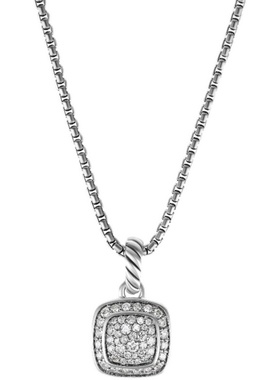 轻奢小众镶嵌吊坠项链