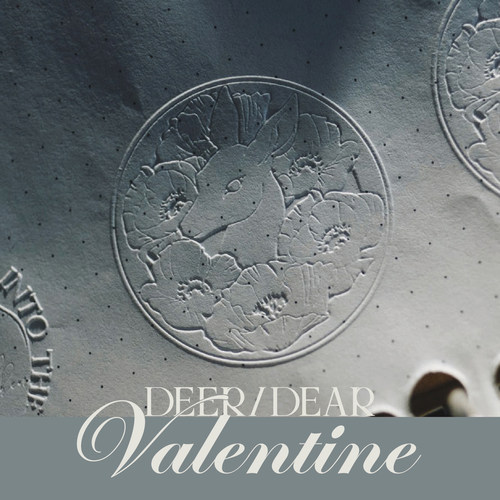 鹿与虞美人之丘 Deer Valentine 2020复古鹿头 哀檀火漆 表白印鉴 - 图2
