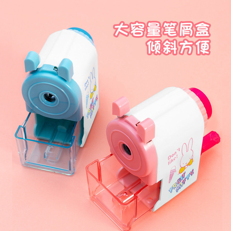 晨光手摇卷笔刀转笔刀削笔器削笔刀儿童小学生卡通可爱削铅笔机转笔铅笔刨削笔器美术生学生用品_虎窝淘