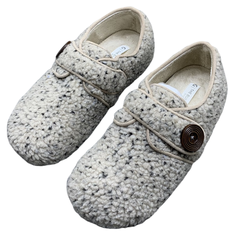 新款厚底内增高勃肯鞋女加绒休闲懒人一脚蹬毛毛雪地鞋保暖乐福鞋,淘宝优惠券,粉丝福利购,淘宝优惠卷