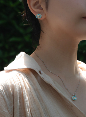 Palnartpoc日本手作动物勋章项链