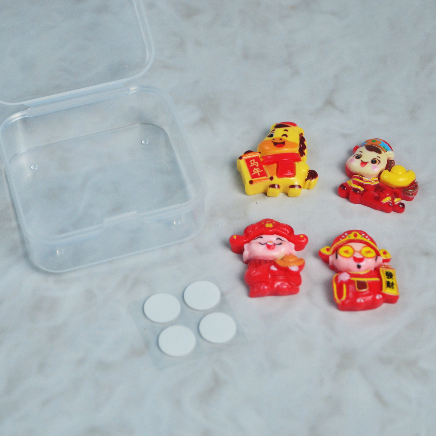 财神马年贴贴乐新年春节喜庆中国风立体杯贴树脂DIY配件节日气氛,淘宝优惠券,粉丝福利购,淘宝优惠卷