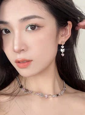 abyb甜酷小众叠戴项链HEGALING