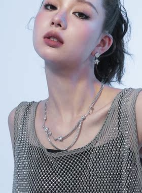乘风破浪3同款abyb双层项链新款
