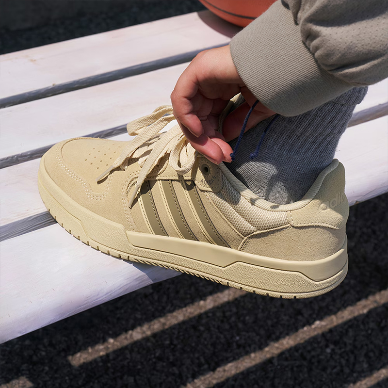 阿迪达斯NEO男鞋新款ENTRAP复古篮球板鞋低帮休闲鞋运动鞋JS3007 - 图0