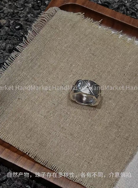 925银戒指 JIUJIU【重工菱格】 通勤百搭简约戒指装饰品女1227
