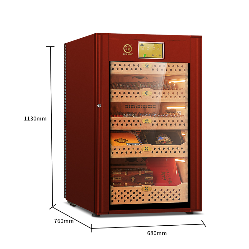 布尔道格德国雪茄柜VC308恒温恒湿保湿柜进口雪松实木保湿柜新品-图3