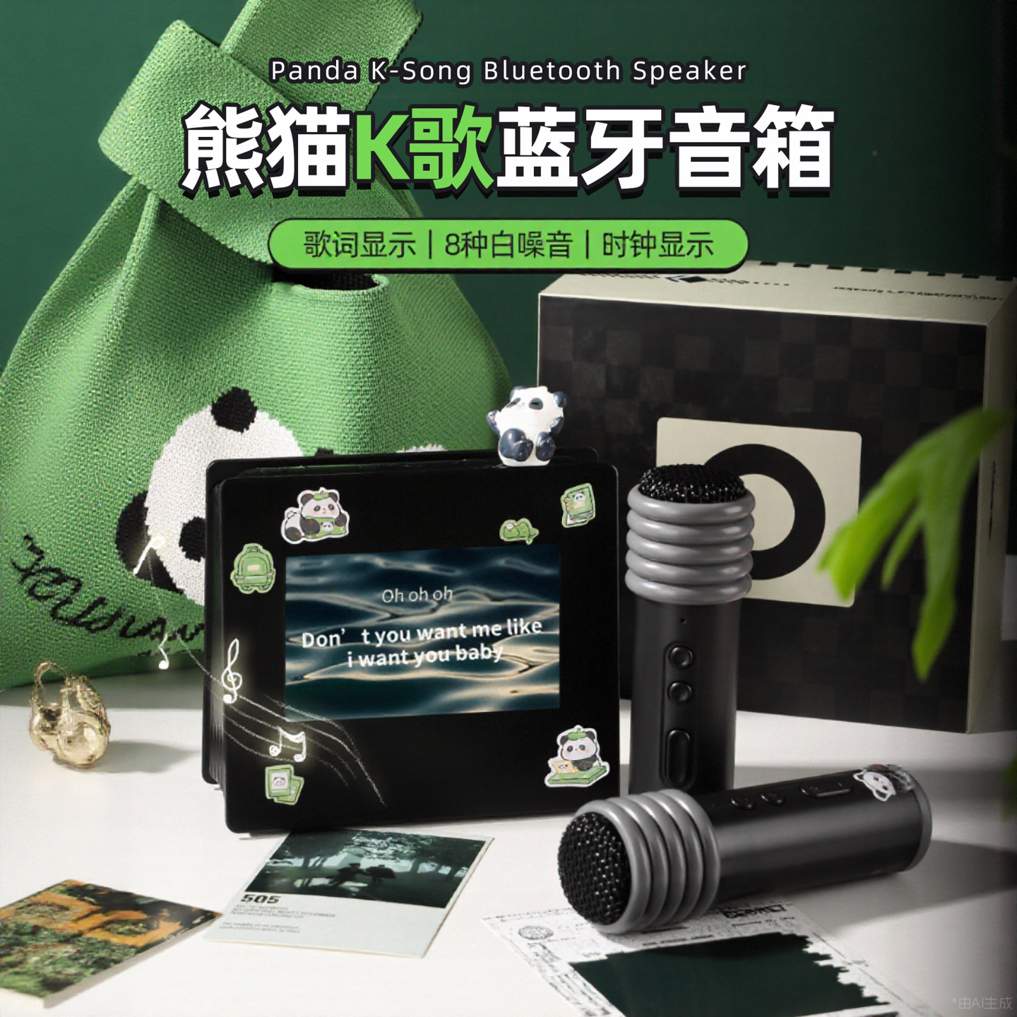 生日礼物女生闺蜜创意风520送男朋友女友实用高级感K歌音箱麦克风