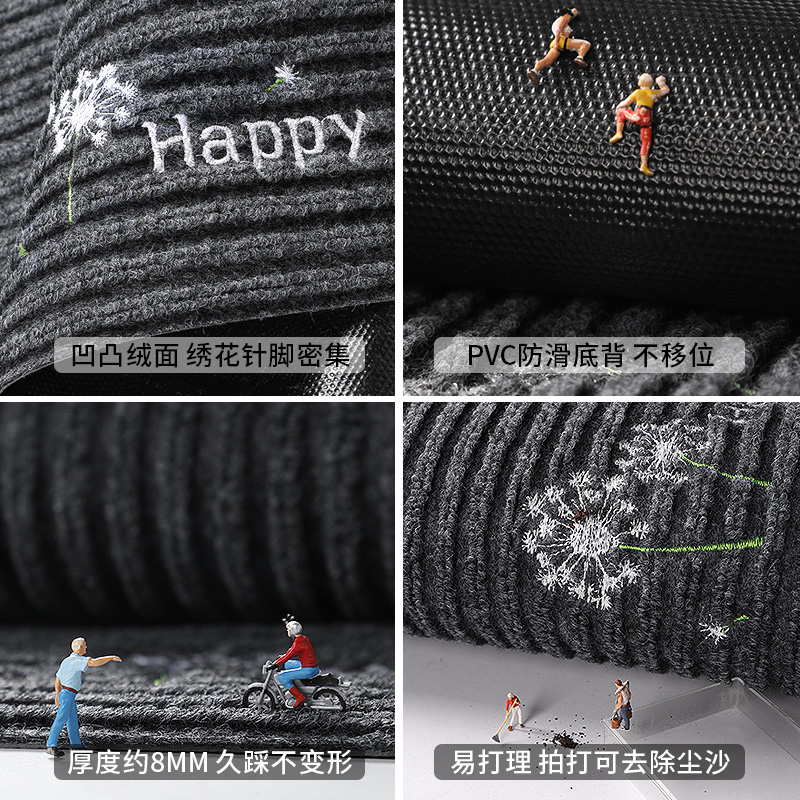 地垫进门门口入户门垫家用门外防滑耐脏脚垫2024新款玄关进户地毯-图3