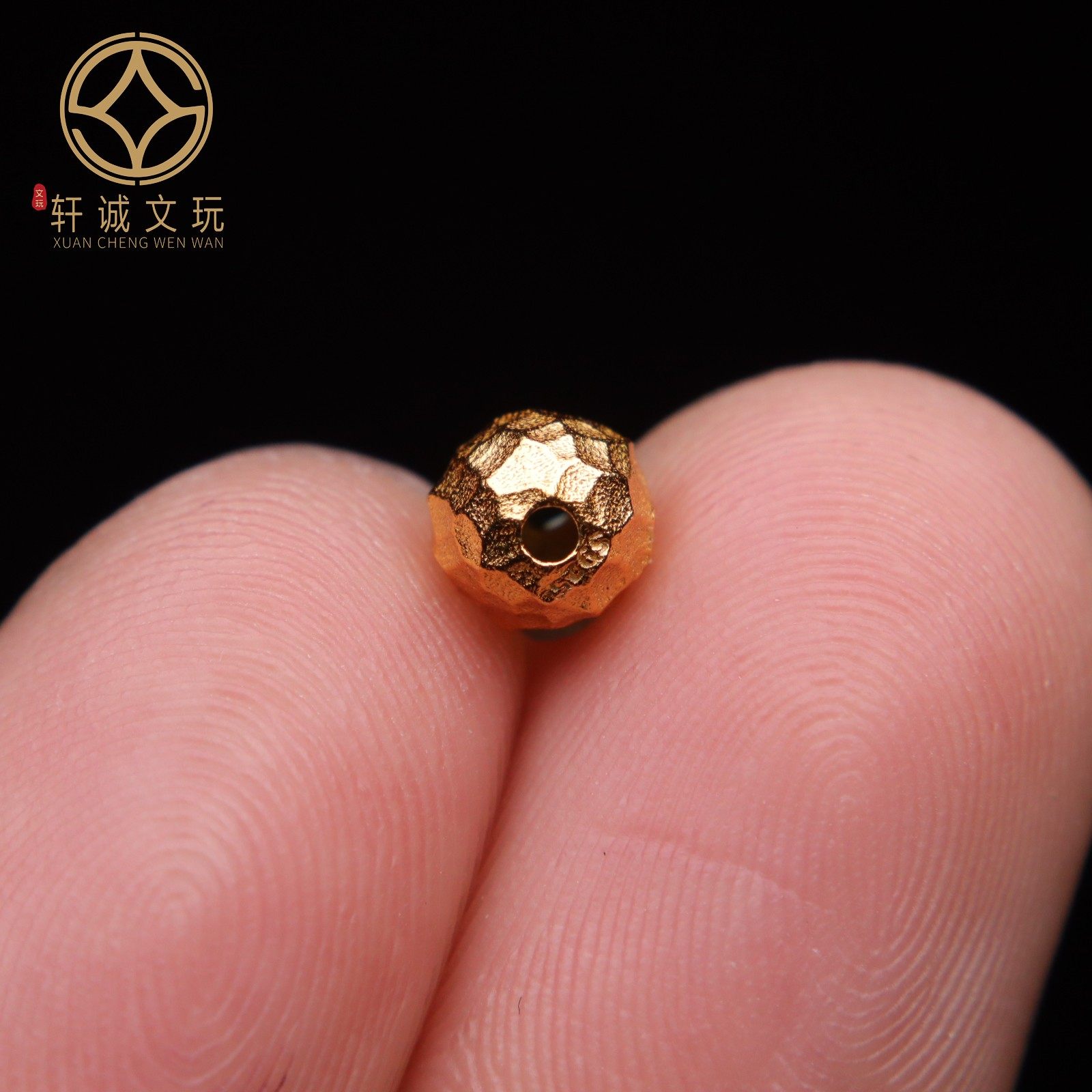 925足银纯银镀金无相珠散珠侧挂配件金刚菩提手串银饰配饰配珠,淘宝优惠券,粉丝福利购,淘宝优惠卷