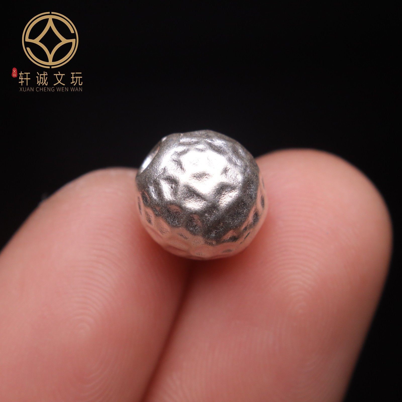 原创s999纯银切面刻面钻石面回纹珠配饰配件DIY文玩串珠手链饰品,淘宝优惠券,粉丝福利购,淘宝优惠卷