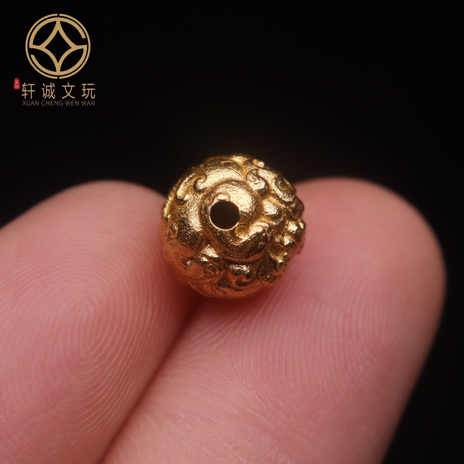 原创925银镀金貔貅兽珠顶腰珠隔珠菩提手串手工串珠diy文玩配饰,淘宝优惠券,粉丝福利购,淘宝优惠卷