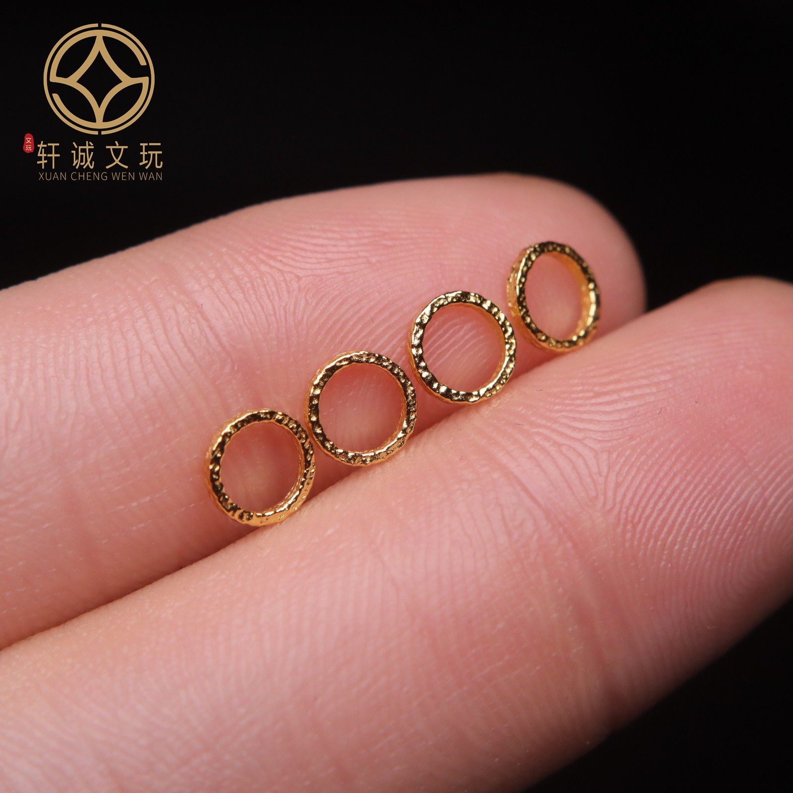 原创纯银925陨石款大孔隔片垫片隔珠长串手工串珠编绳diy文玩配饰,淘宝优惠券,粉丝福利购,淘宝优惠卷