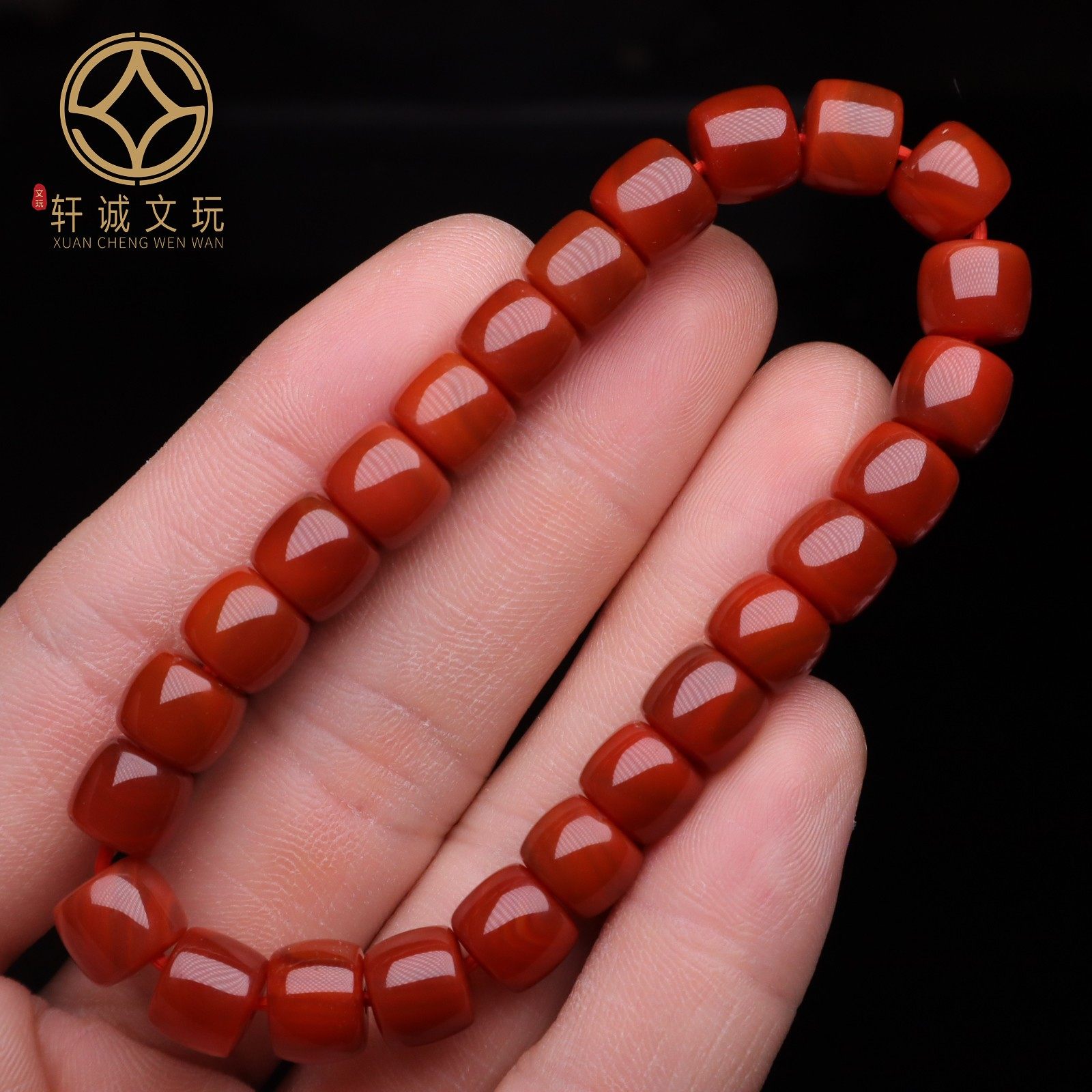 保真凉山满肉满色南红直切老型玛瑙散珠DIY新品文玩配饰手串手链,淘宝优惠券,粉丝福利购,淘宝优惠卷