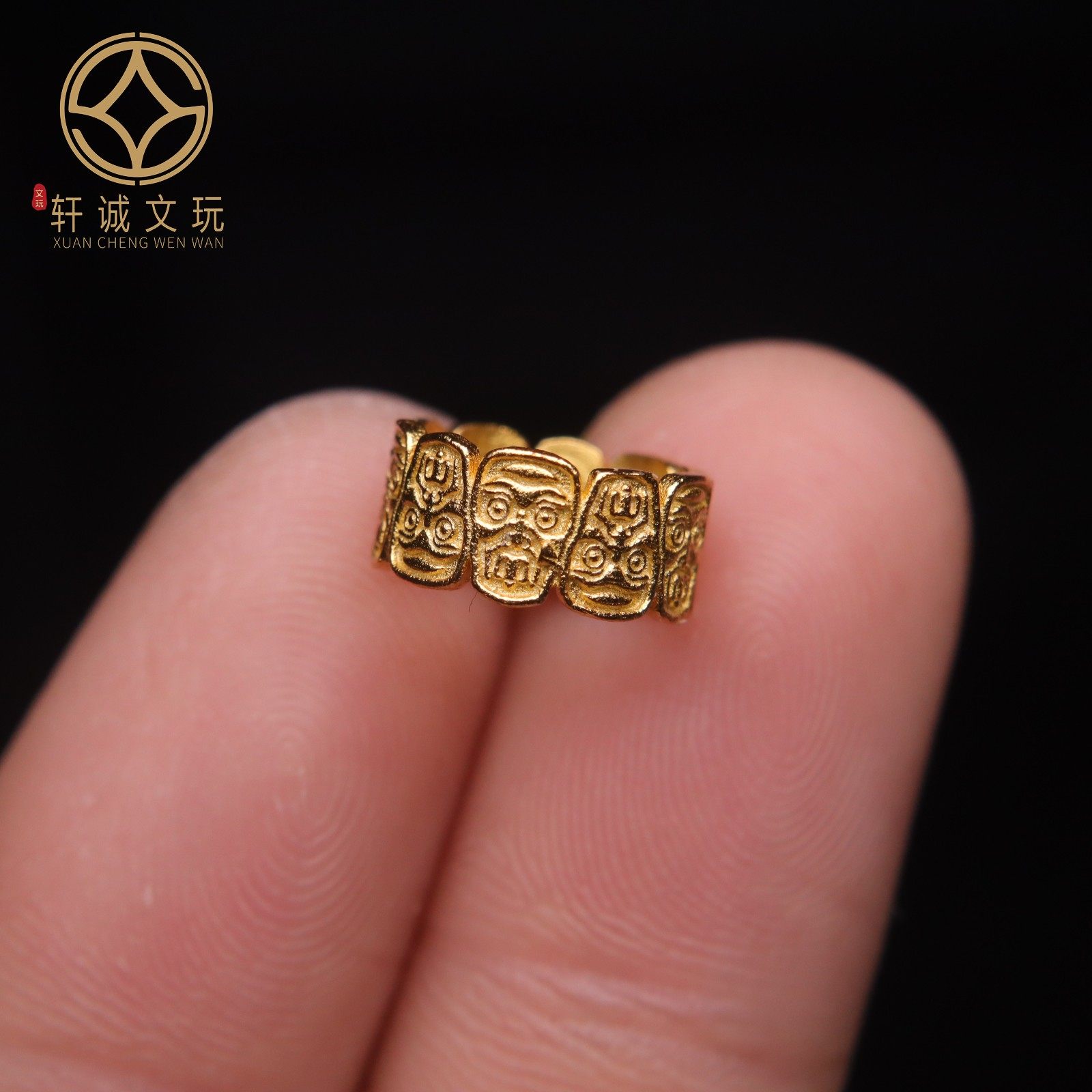 原创足银925银镀金财神扎基拉姆跑环隔片隔珠手串手链diy文玩配饰,淘宝优惠券,粉丝福利购,淘宝优惠卷