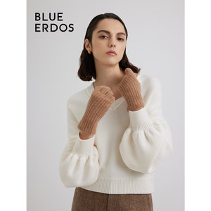 【100%山羊绒】BLUE ERDOS秋冬保暖舒适女手套B236R3001