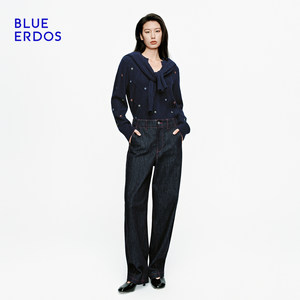 【100%山羊绒】BLUE ERDOS2026秋冬新品绞花毛衣文艺松弛感针织衫