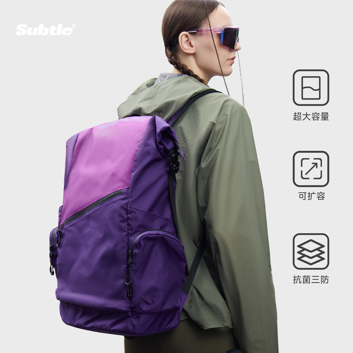 SUBTLE new outdoor cycling backpack with large capacity