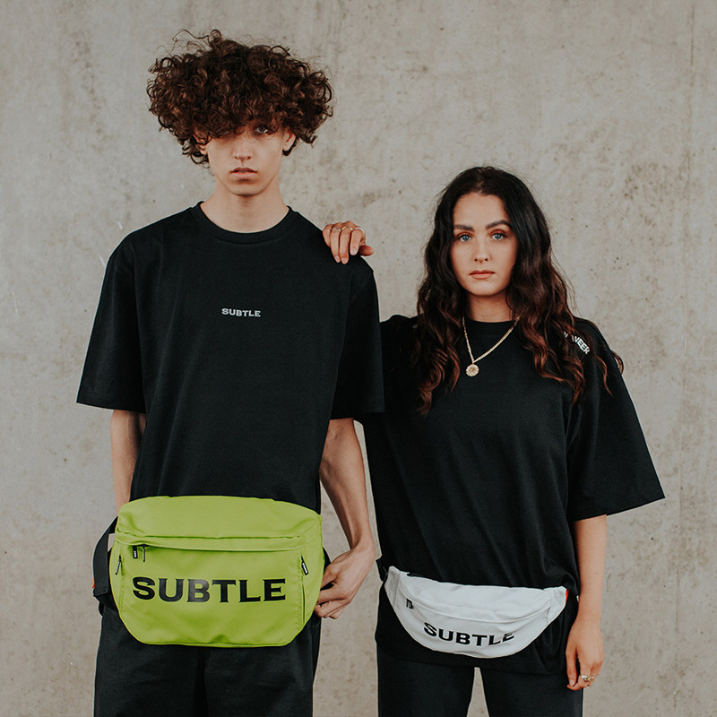 subtle panther饺子男单肩挎包腰包 SUBTLE男士包袋