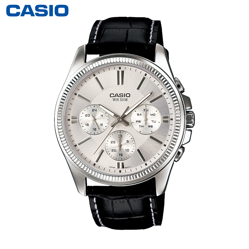 1374D 1375D MTP 卡西欧手表男商务防水石英男士手表 Casio 官方授权 1374D 1375D MTP 卡西欧手表男商务防水石英男士手表 Casio 官方授权