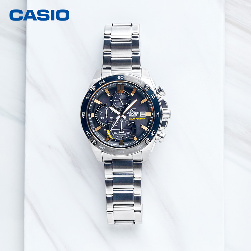简约休闲防水太阳能石英表正品 Edifice 手表男 S500 S510 EFS 卡西欧 简约休闲防水太阳能石英表正品 Edifice 手表男 S500 S510 EFS 卡西欧