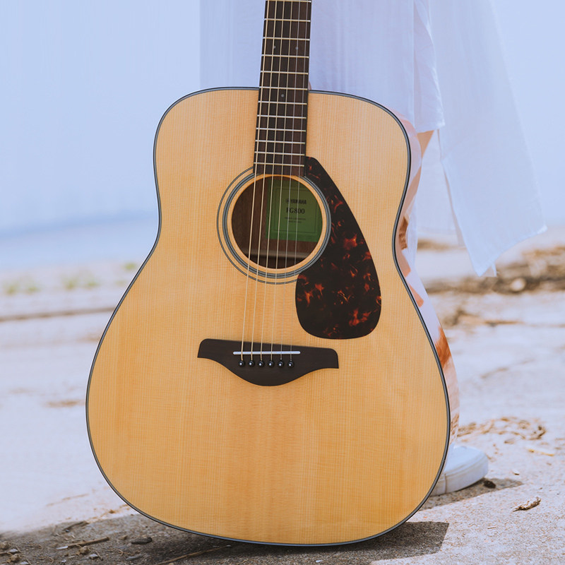雅马哈初学者民谣单板fg800木吉他 yamaha雅马哈大佰吉他-民谣吉他