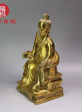 铜像黄铜平安简约现代张三丰武当