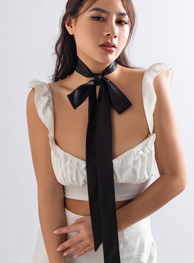 Vintage collar with rose tassel and floral necklace玫瑰项链