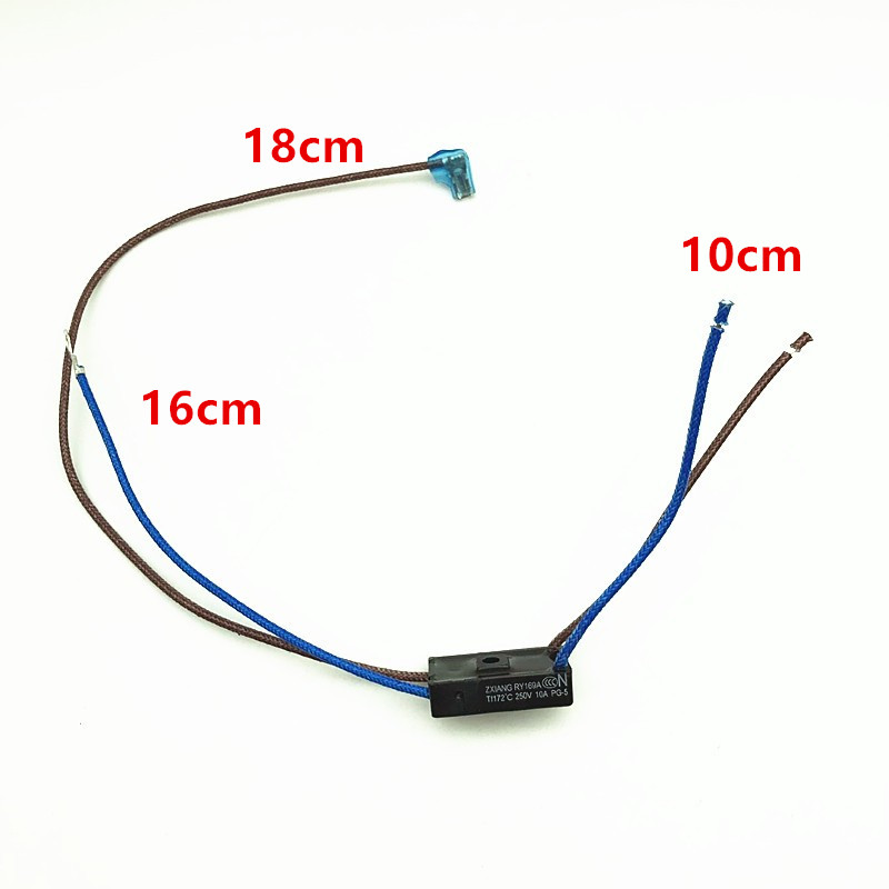 美的电压力锅配件RY169A Tf172℃热熔断器4线温度保险管10A保险丝 - 图2