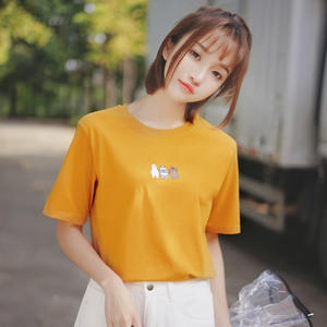 帛卡琪卡通印花T恤