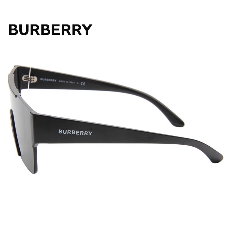 BURBERRY博柏利 一片式墨镜男女明星款ins潮酷印花logo太阳镜4291 - 图2