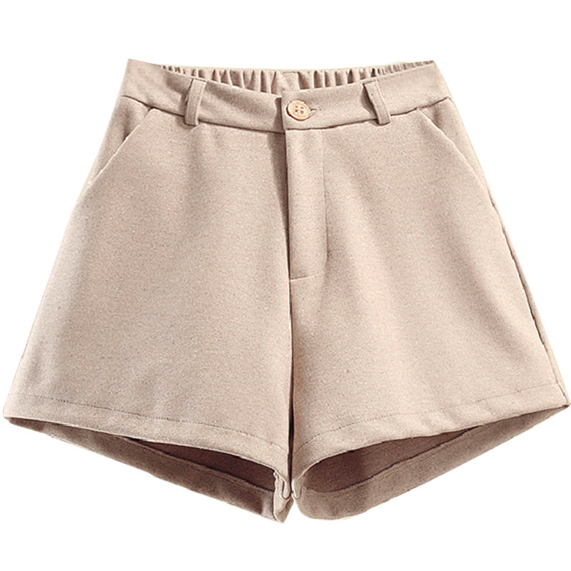 女高腰秋冬款2020新款显瘦休闲短裤 loannina休闲裤